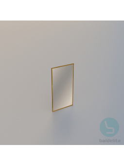 Rectangular mirror with a metal frame – PART-1500