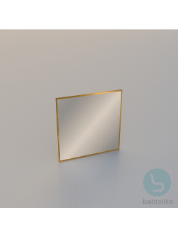 Square mirror with metal frame – KVAD-1500