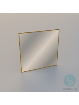 Square mirror with metal frame – KVAD-2000