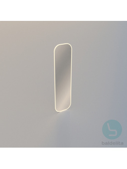 Круглое зеркало в металлической раме – KLAJ-2200